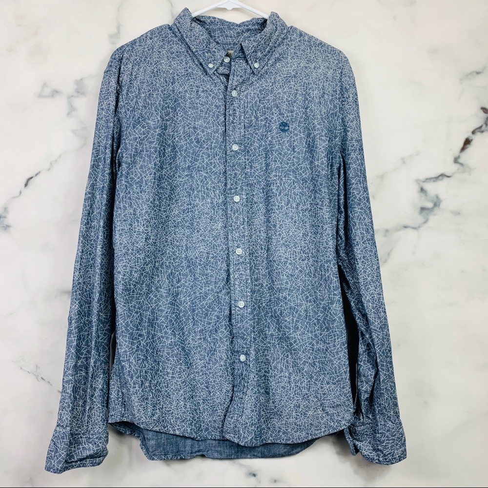Timberland Blue Button Down Shirt
